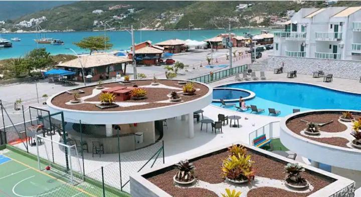 Cobertura Pe Na Areia Com Piscina Privativa E Vista Mar Na Praia Dos Anjos, Arraial Do Cabo, Para Ate 8 Pessoas Buitenkant foto